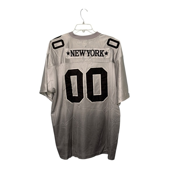 New York Dio Moda Gray Jersey vintage NYC t-shirt 1990s hip-hop size 2XL - Picture 2 of 10